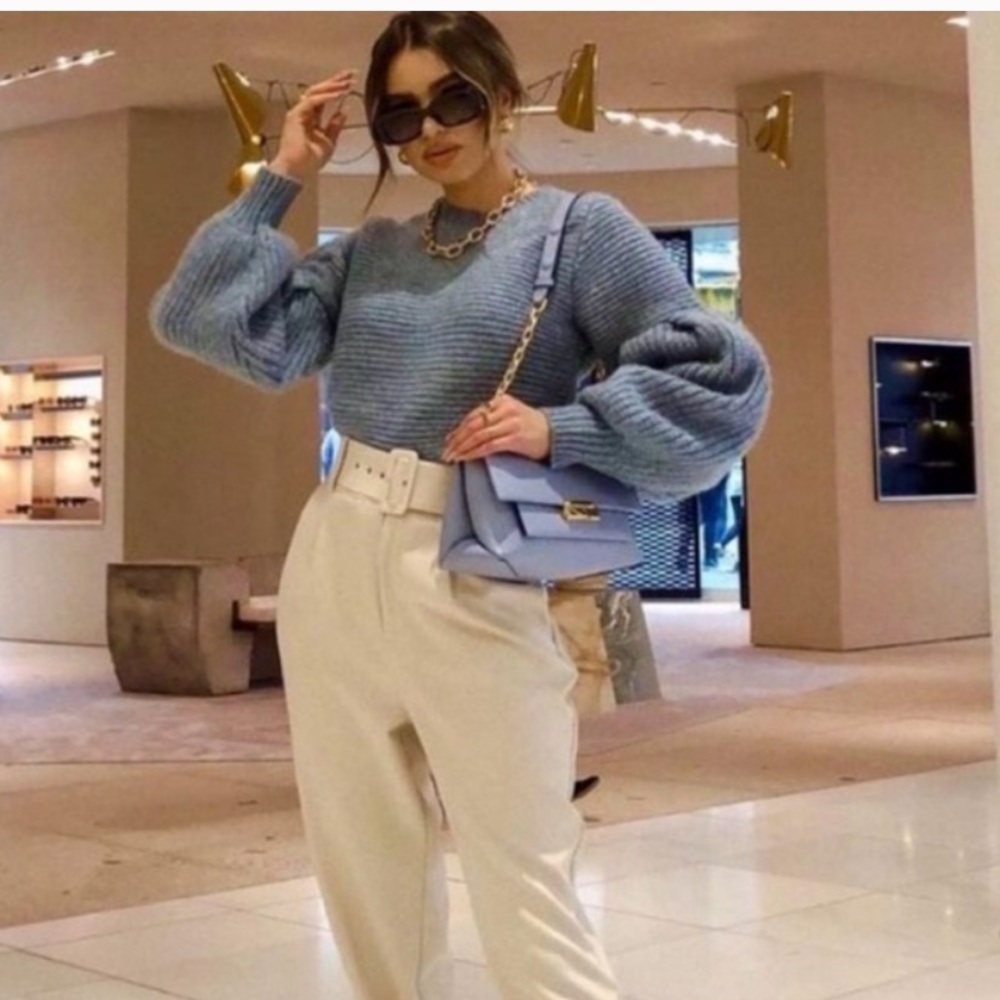 ⚡️MOVING SALE ⚡️Zara wool blend balloon sleeve sweater ⚡️MOVING SALE ⚡️ - Picture 3 of 10